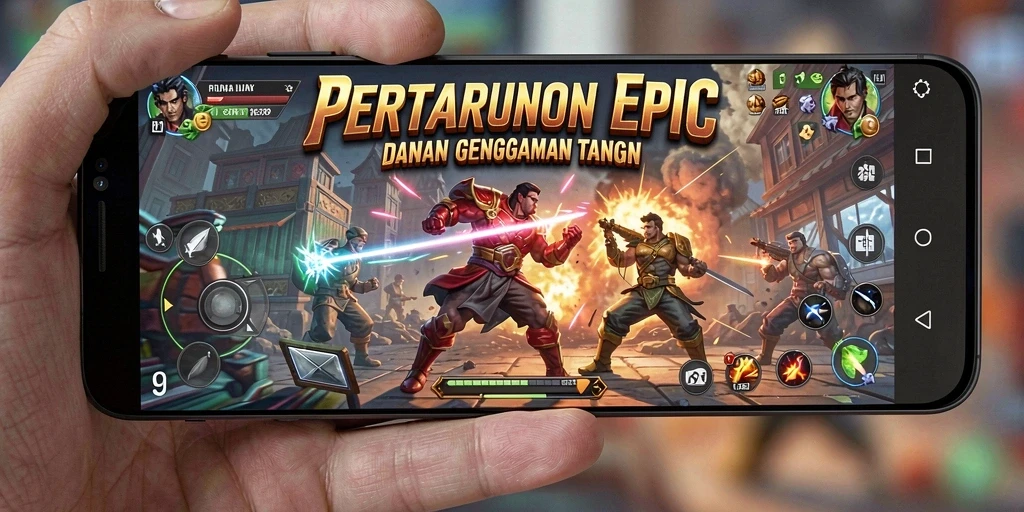 Tampilan aksi seru dalam game Fighting 9SL.