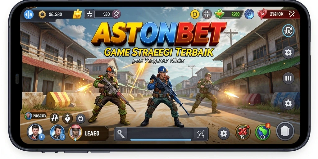 Tampilan menarik dari gameplay strategi di ASTONBET.