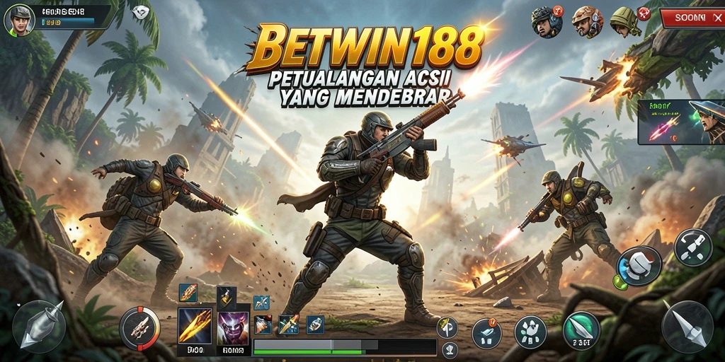 Tampilan gameplay mendebarkan dari BETWIN188 yang penuh aksi.