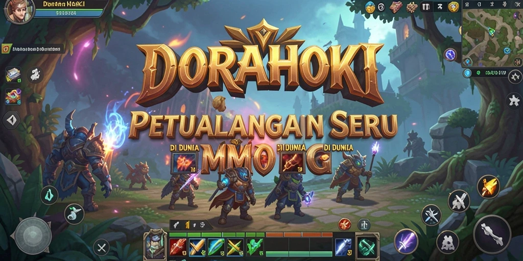 Gameplay seru dalam DORAHOKI dengan petualangan epik.