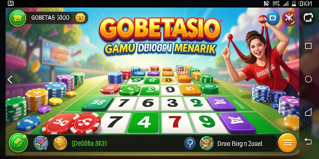 Tampilan gameplay seru di GOBETASIA dengan suasana Bingo yang mengasyikkan.