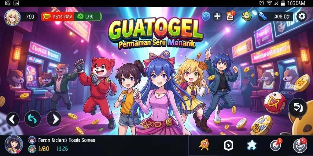 Screenshot GUATOGEL menampilkan pertarungan karakter Anime yang mendebarkan.