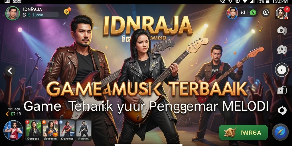 Tampilan gameplay IDNRAJA yang menarik dan penuh warna.