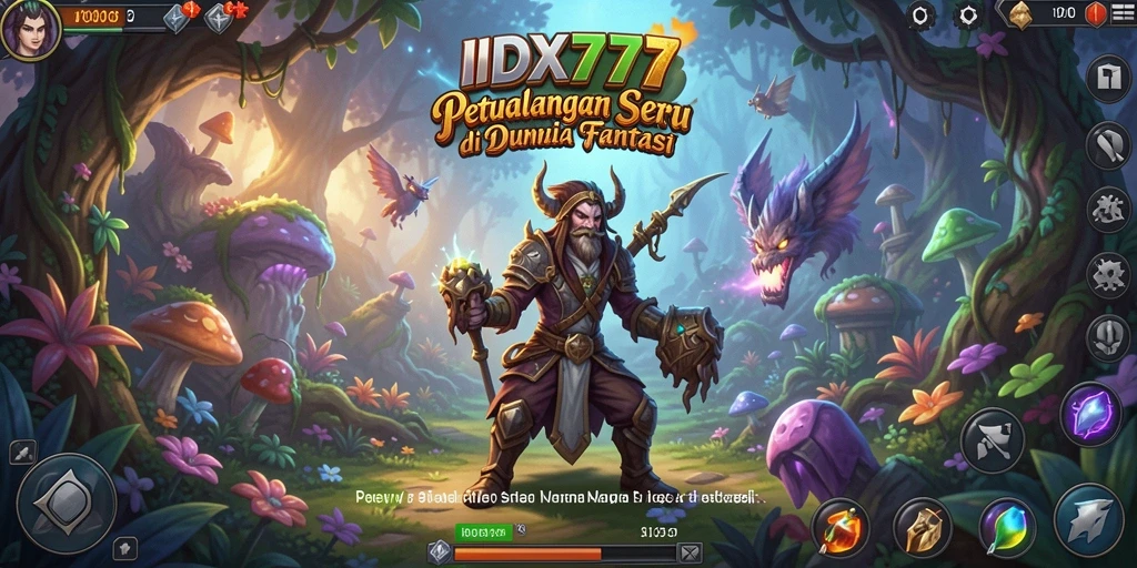 Tampilan gameplay petualangan yang seru dan penuh aksi.