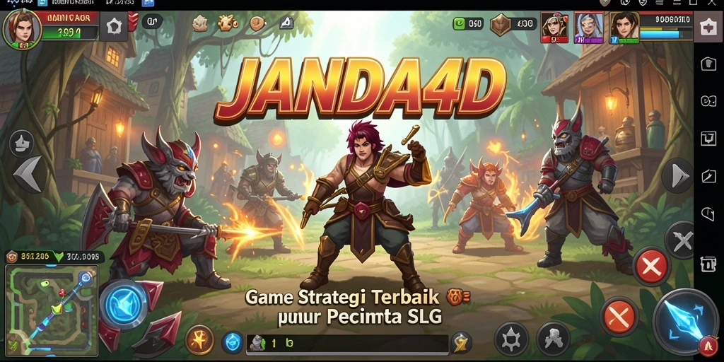 Tampilan gameplay JANDA4D dengan strategi yang intens.