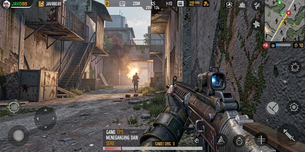 Tampilan gameplay seru dan mendebarkan dari JAVO88.