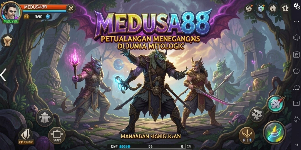 Gameplay seru dan penuh tantangan dalam MEDUSA88.