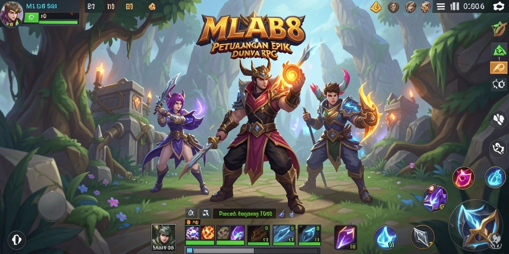Tampilan menakjubkan dari gameplay RPG MLBB8.