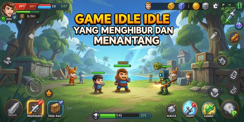 Tampilan gameplay PP7 yang menarik dan sederhana.