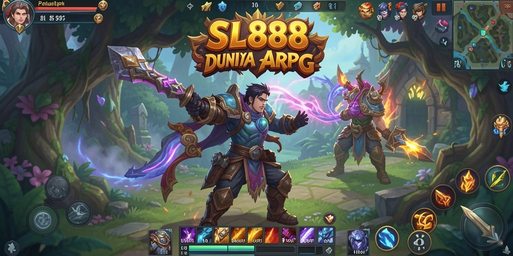 Tampilan menarik dari gameplay SL888 dalam dunia ARPG yang penuh aksi.