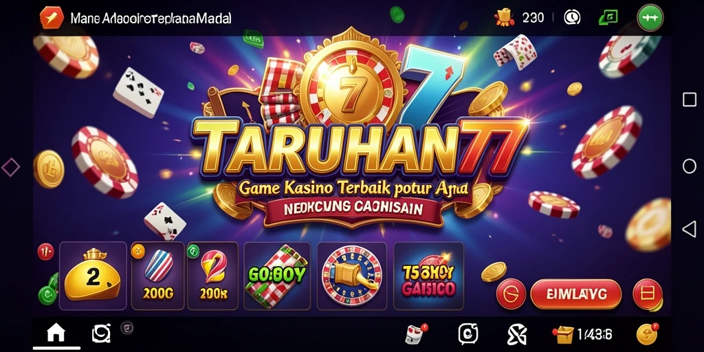 Tampilan gameplay TARUHAN77 yang menarik dan mendebarkan.
