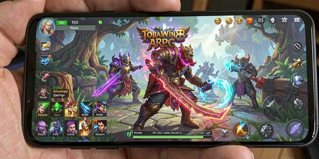 Tampilan seru dari gameplay TOBAWIN88 yang penuh aksi.